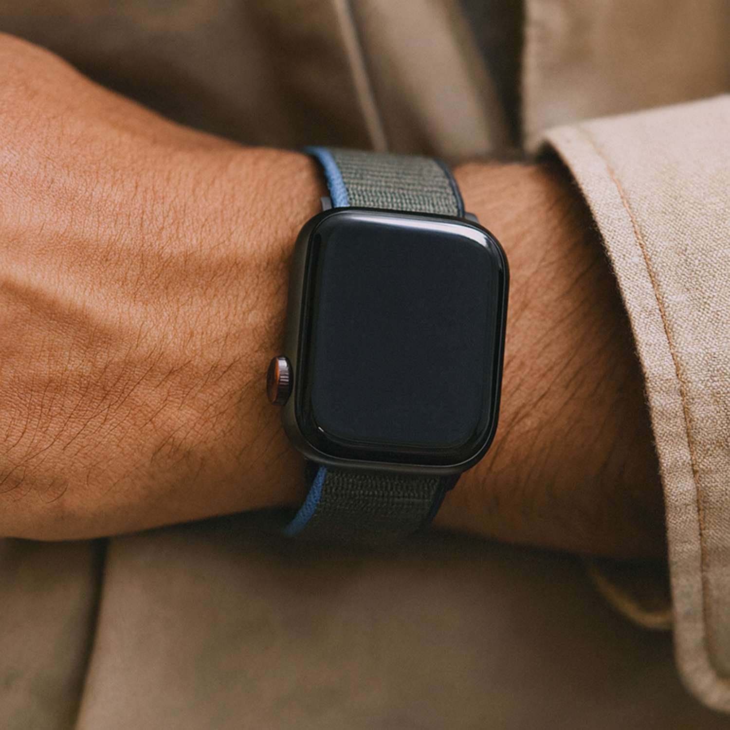 Apple Watch Nylon Sport Loop Strap - Inverness Green