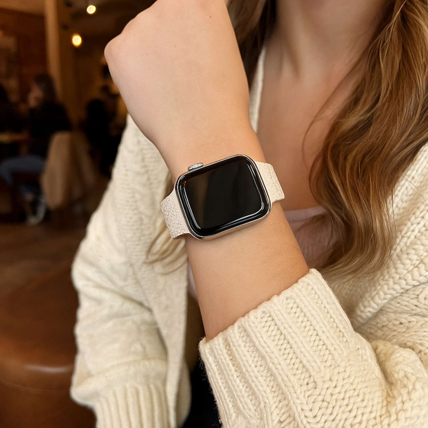 Apple Watch Print Sport Strap - Leopard Starlight