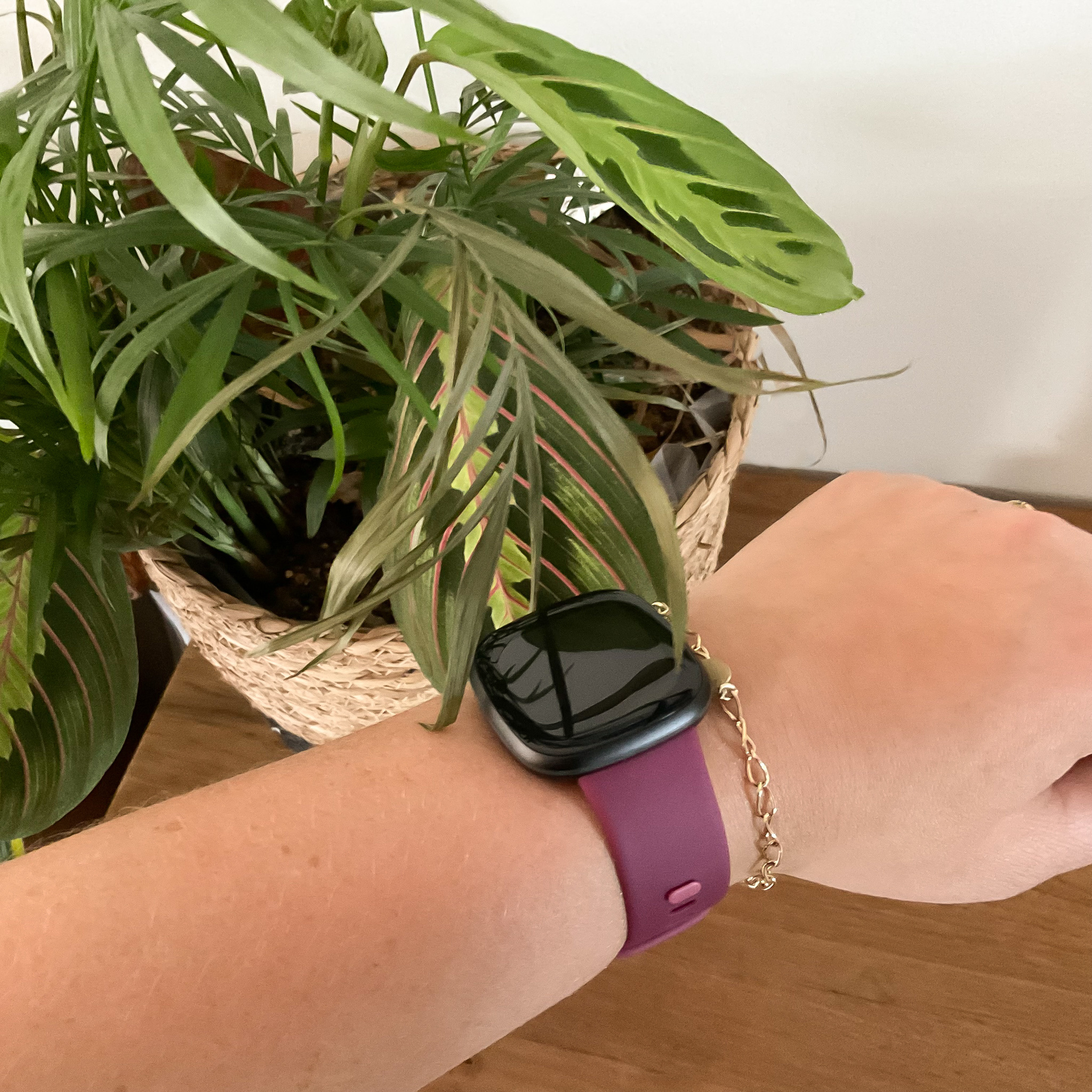 Fitbit Versa 3 / Sense Sport Strap - Wine Red