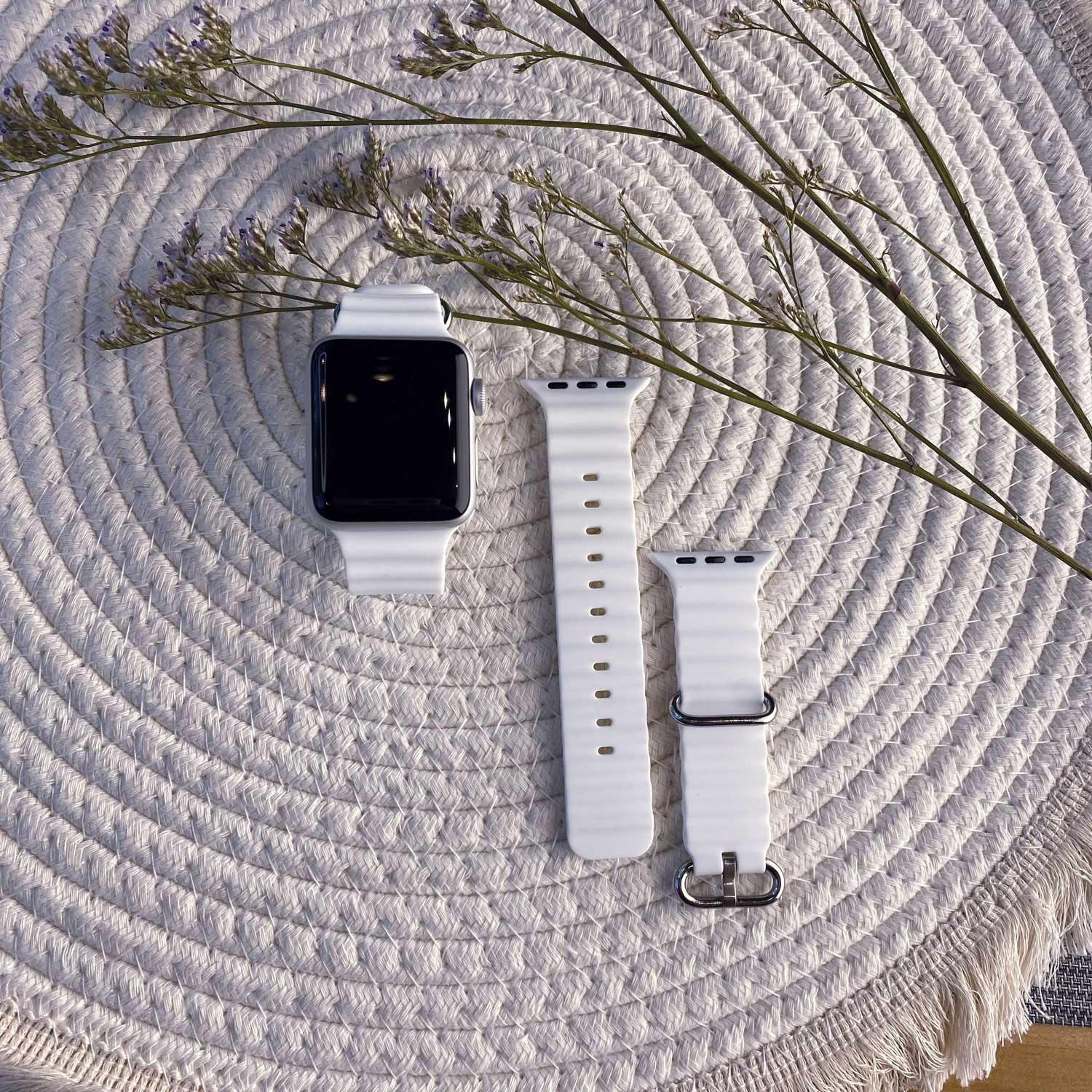 Apple Watch Sport Ocean Strap - Starlight