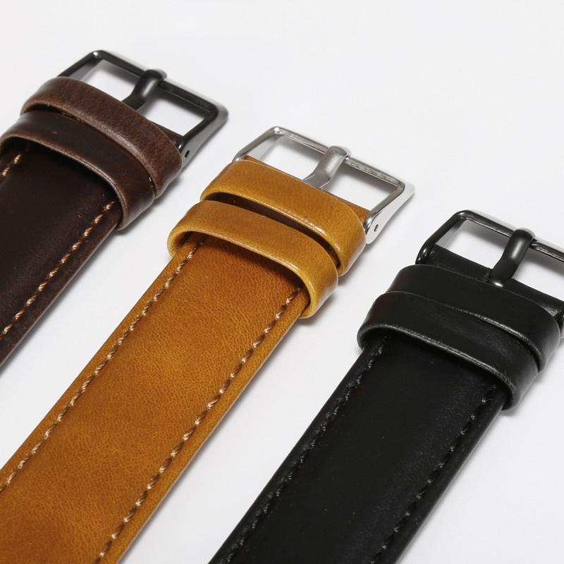 Fitbit Versa 3 / Sense Genuine Leather Strap - Light Brown