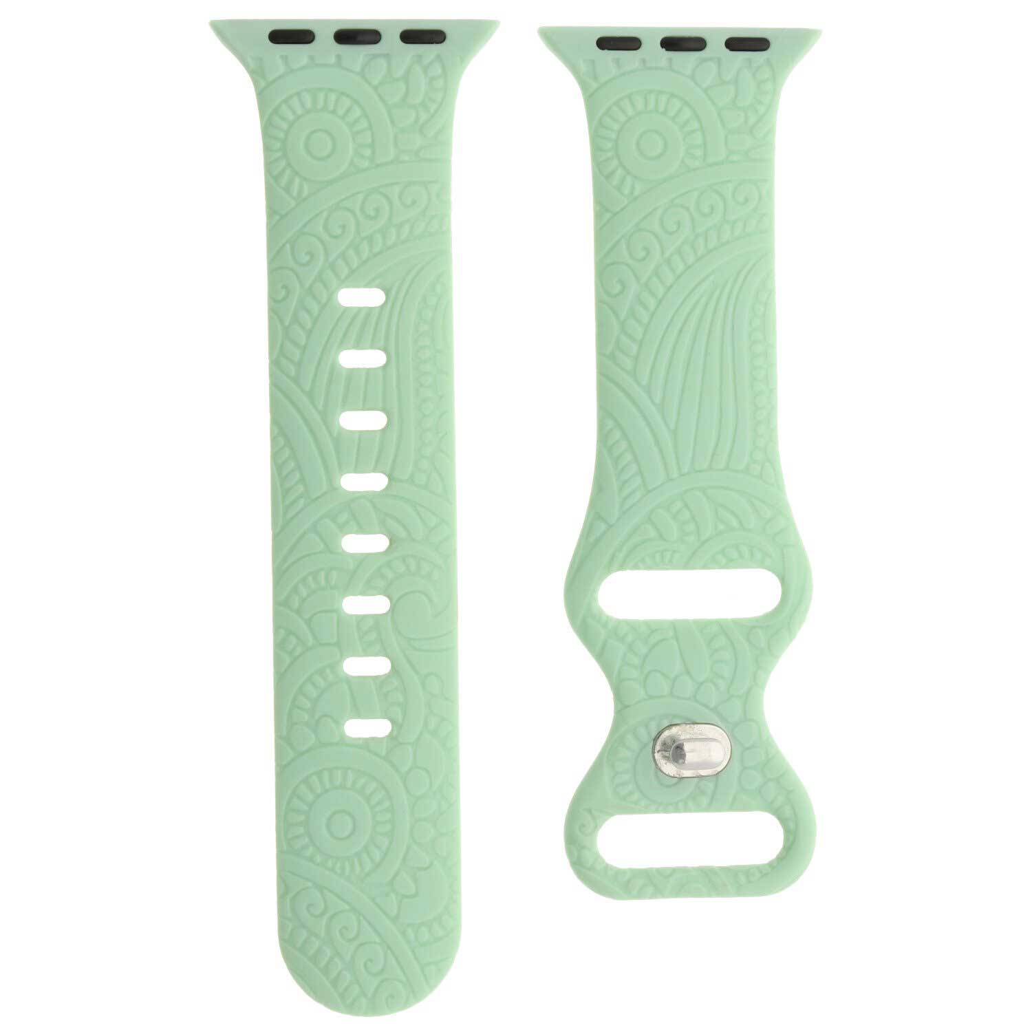 Apple Watch Print Sport Strap - Ibiza Green
