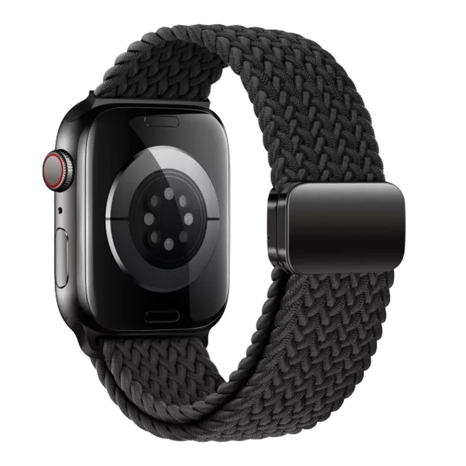 Apple Watch strap Zyra - nylon - black