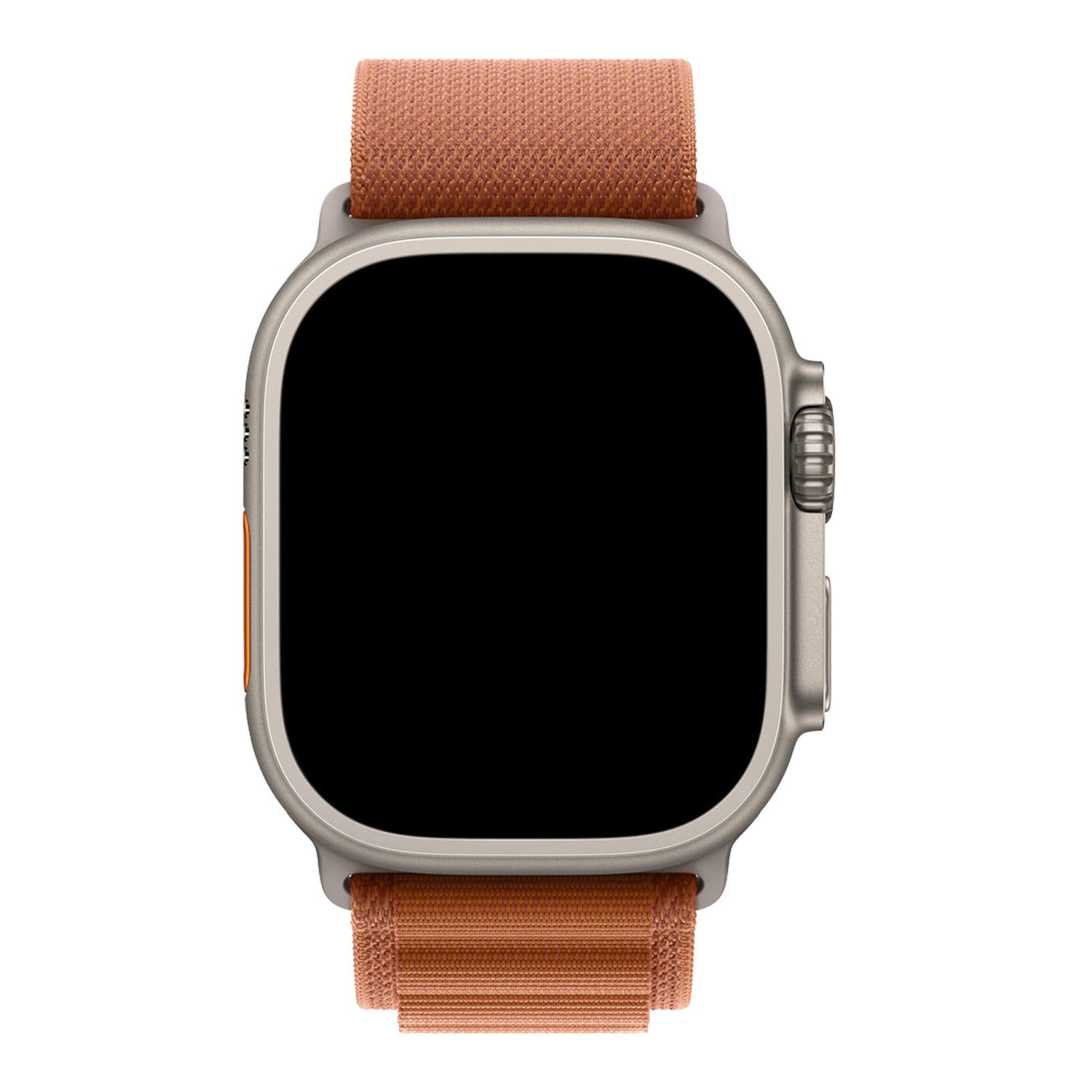Apple Watch strap Alpine - nylon - terra cotta - silver