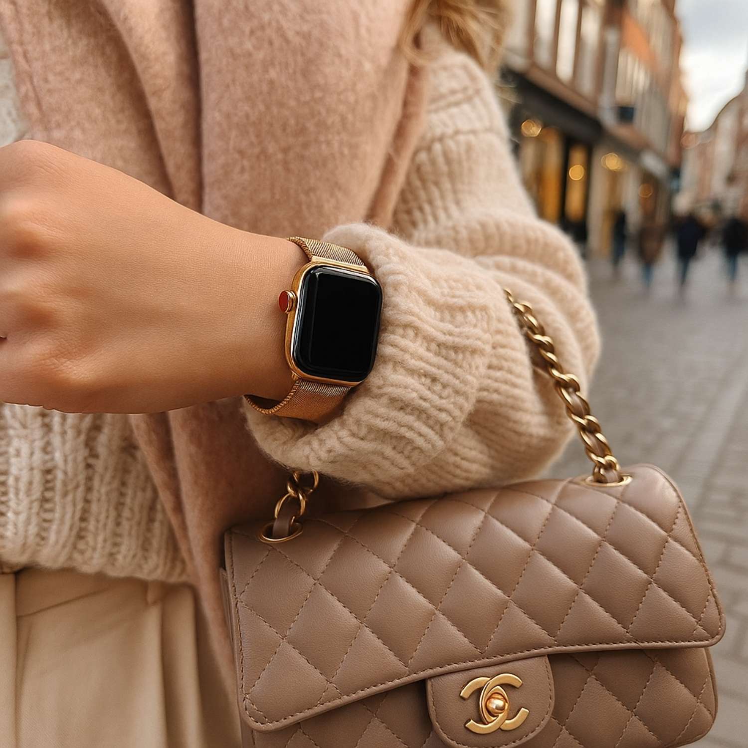 Apple Watch Milanese Strap - Rose Gold