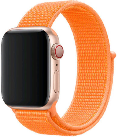 Apple Watch Nylon sports running belt papaya