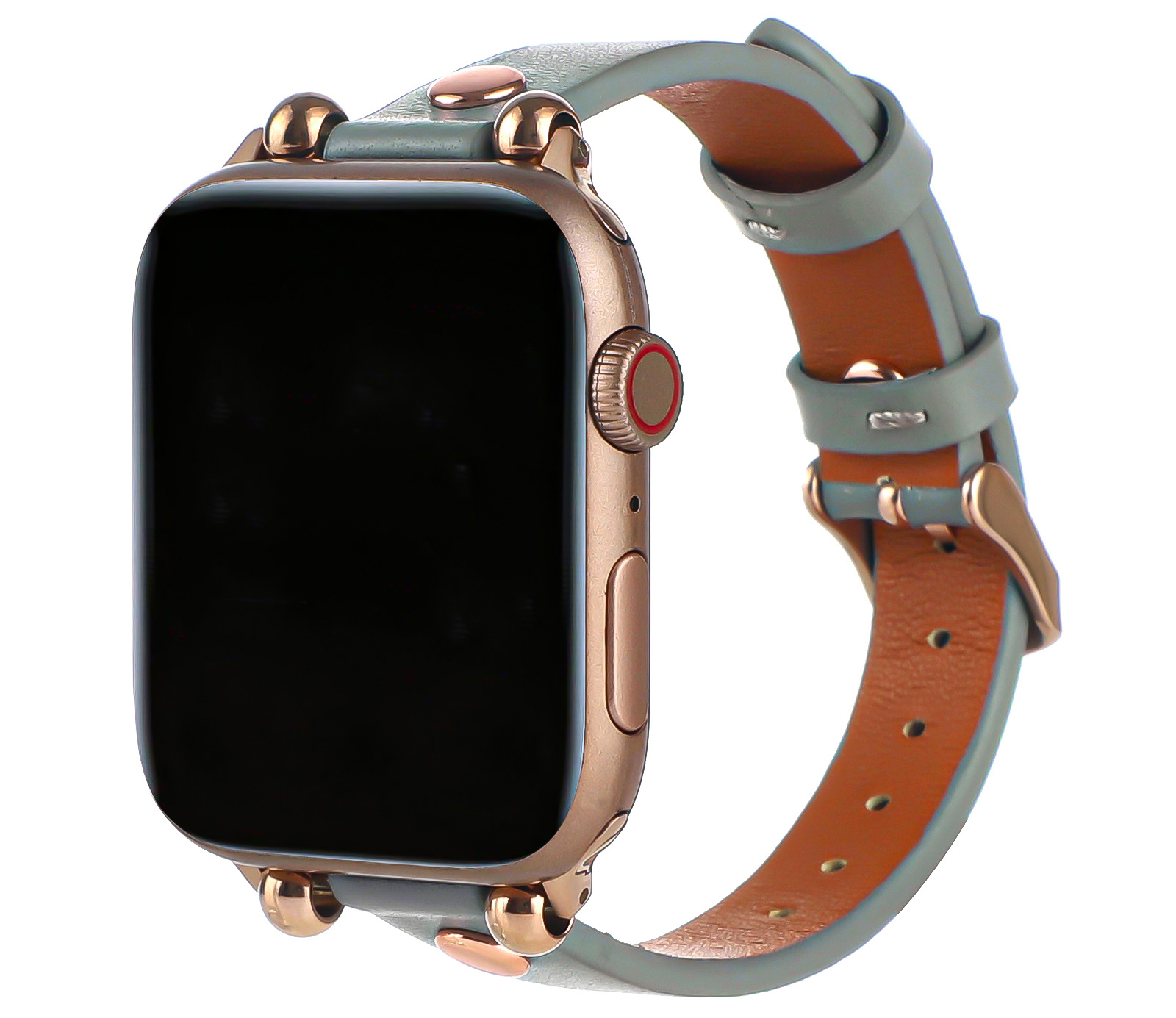 Apple Watch Leather Slim Strap - Blue