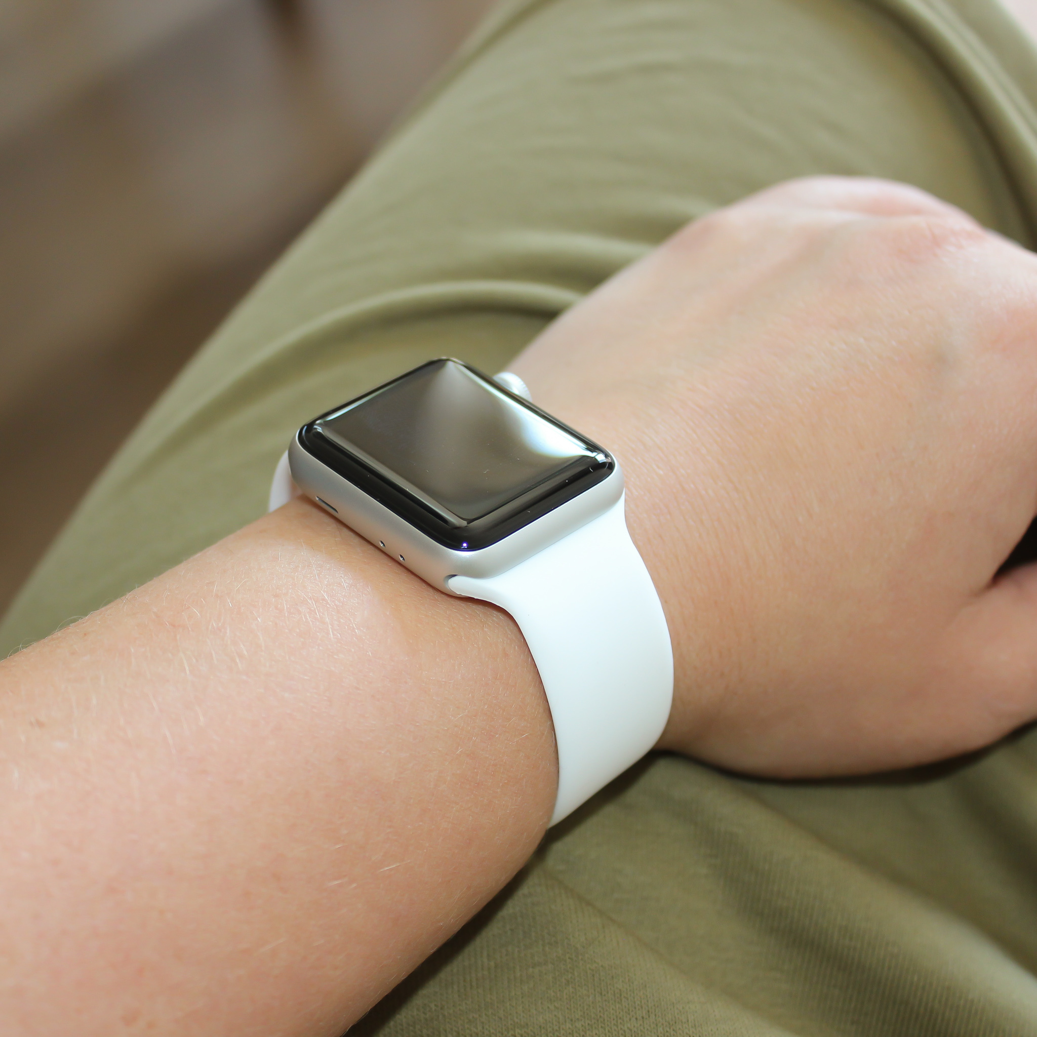 Apple Watch Sport Solo Strap - White