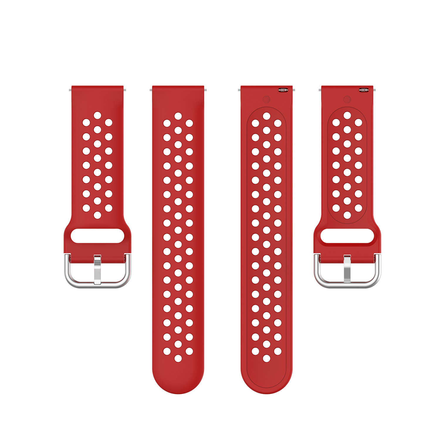 Garmin Vivoactive / Vivomove Sport Double Buckle Strap - Red
