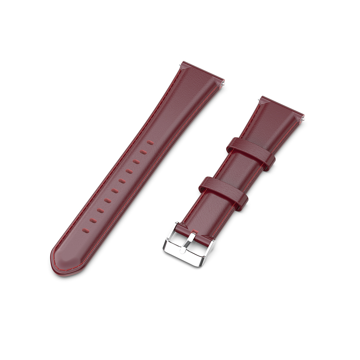 Polar Vantage M / Grit X Leather Strap - Wine Red
