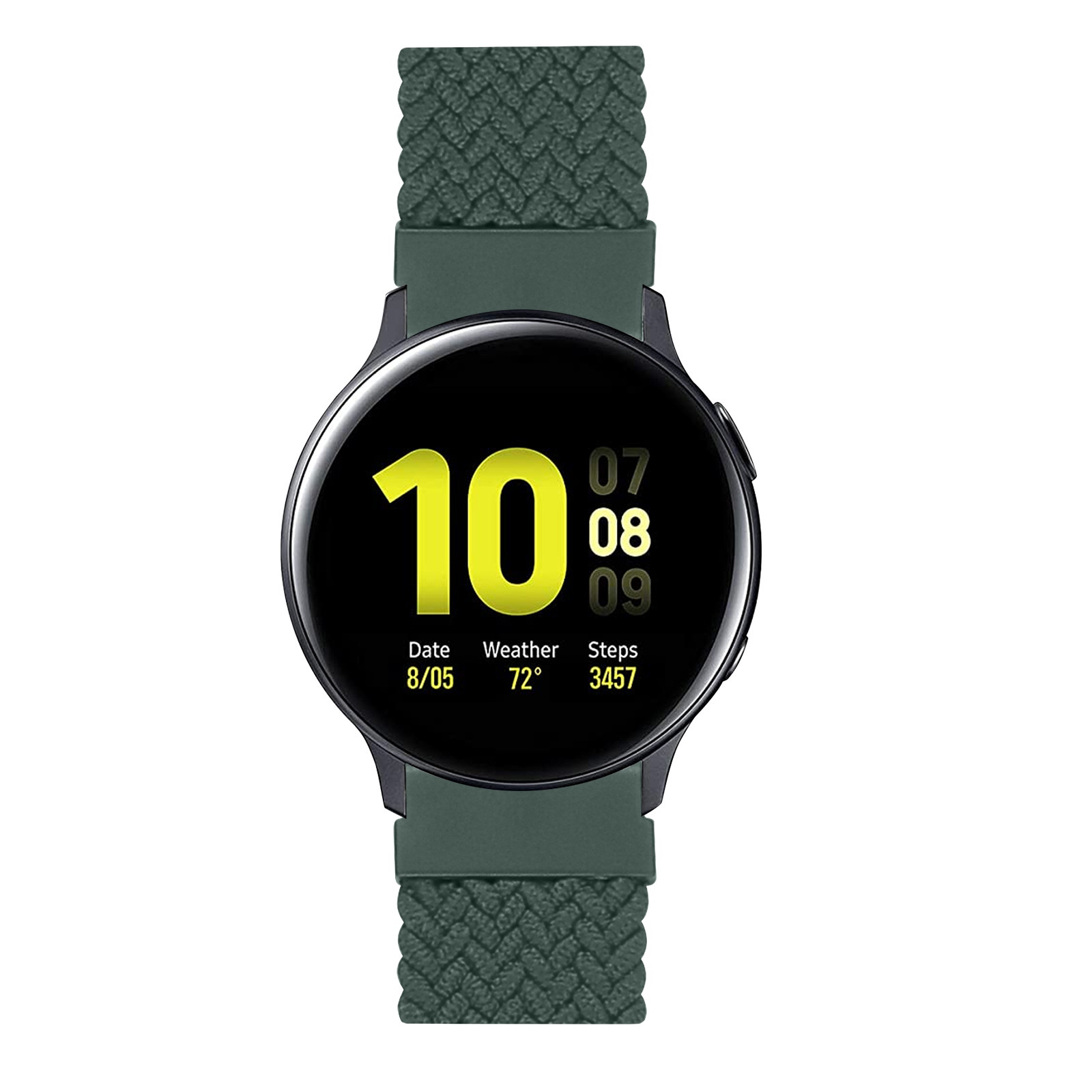 Huawei Watch Gt Nylon Braided Solo Strap - Inverness Green