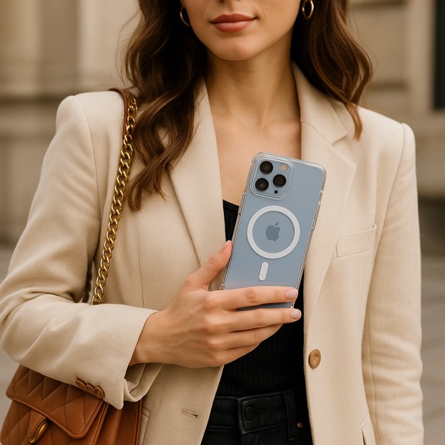 iPhone 15 Plus case Lucid - silicone - transparent