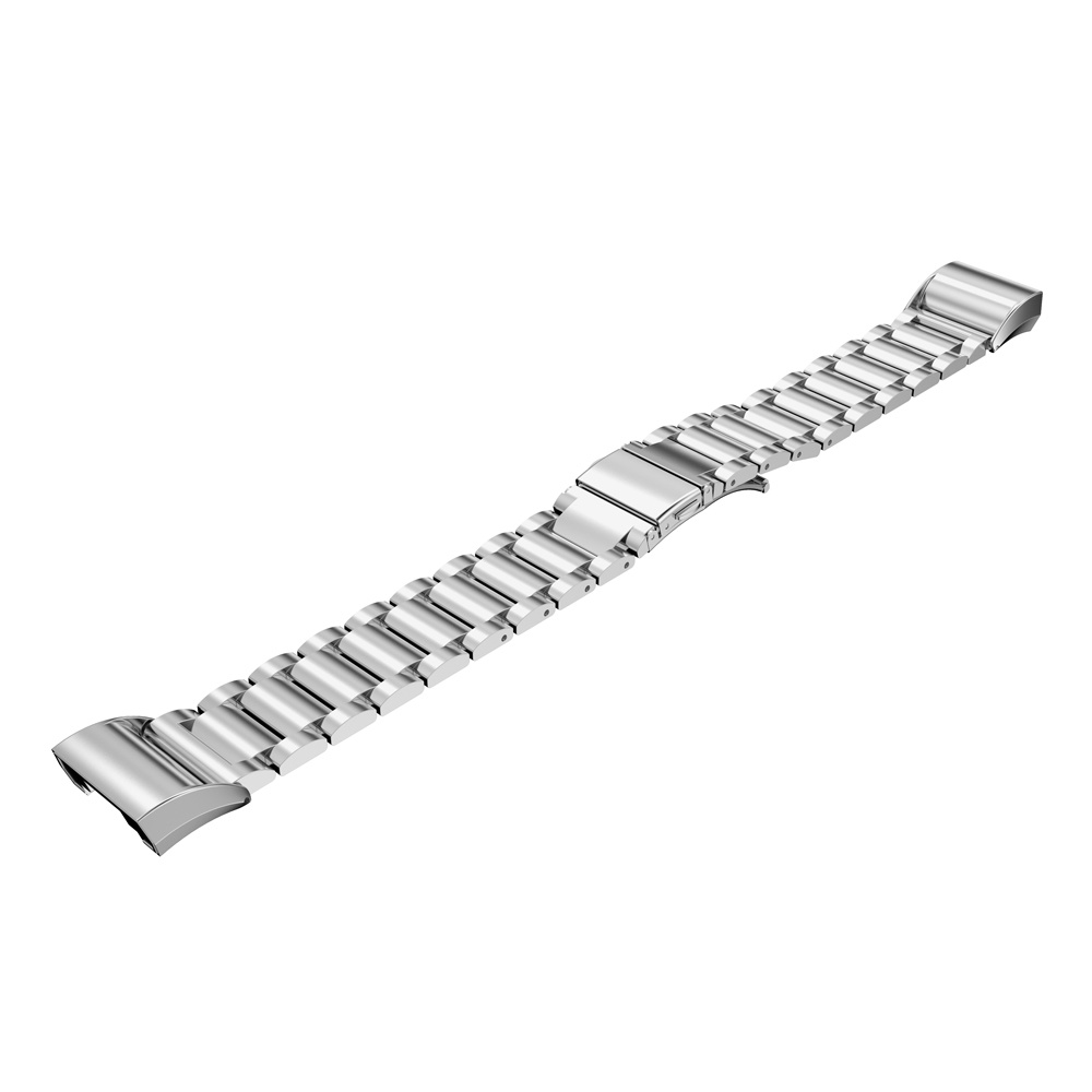 Fitbit Charge 2 Beaded Steel Link Strap - Silver