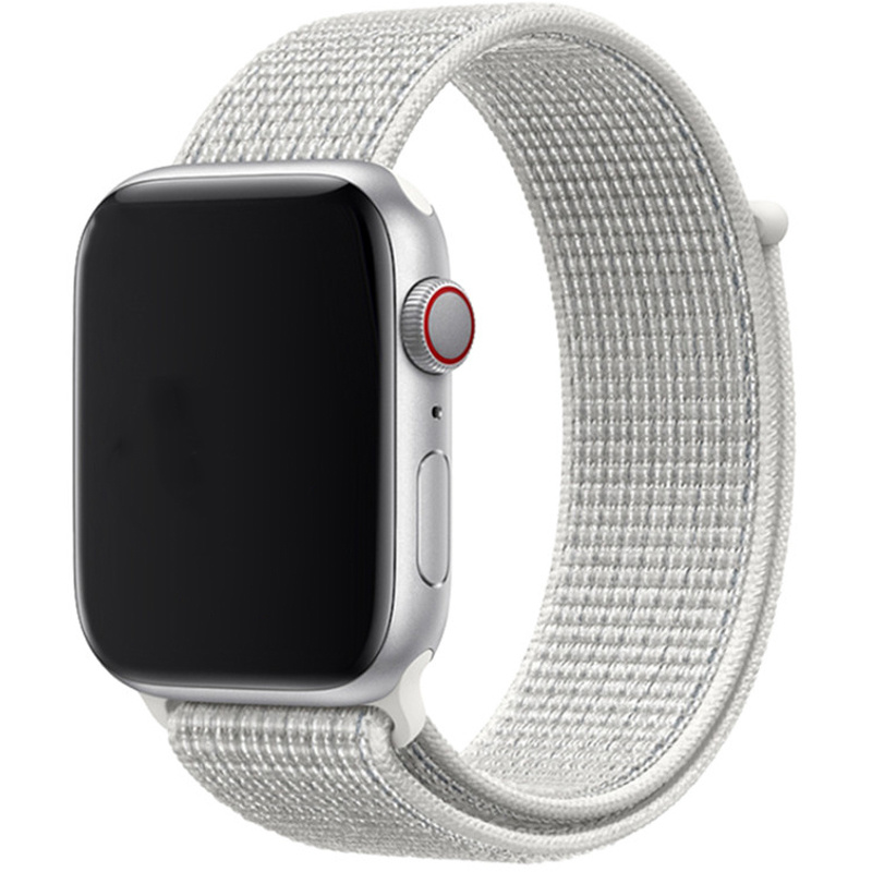 Apple Watch Nylon Sport Loop Strap - Top White