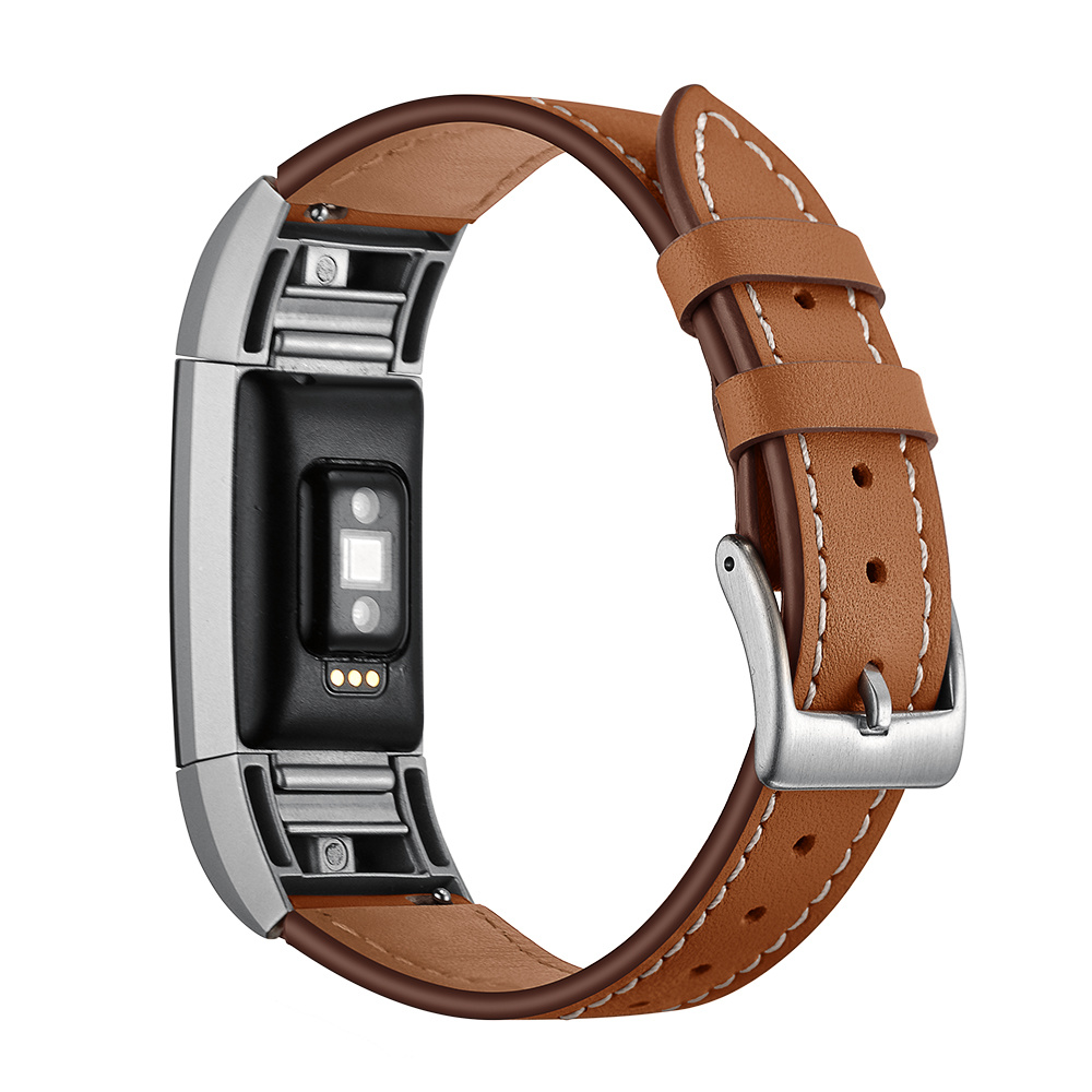 Fitbit Charge 2 Premium Leather Strap - Brown