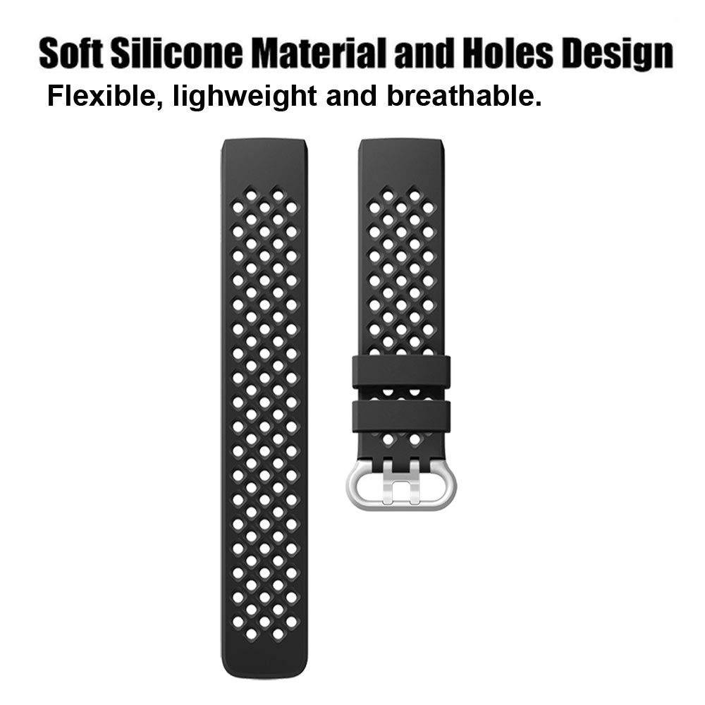 Fitbit Charge 3 &Amp; 4 Sport Point Strap - Black