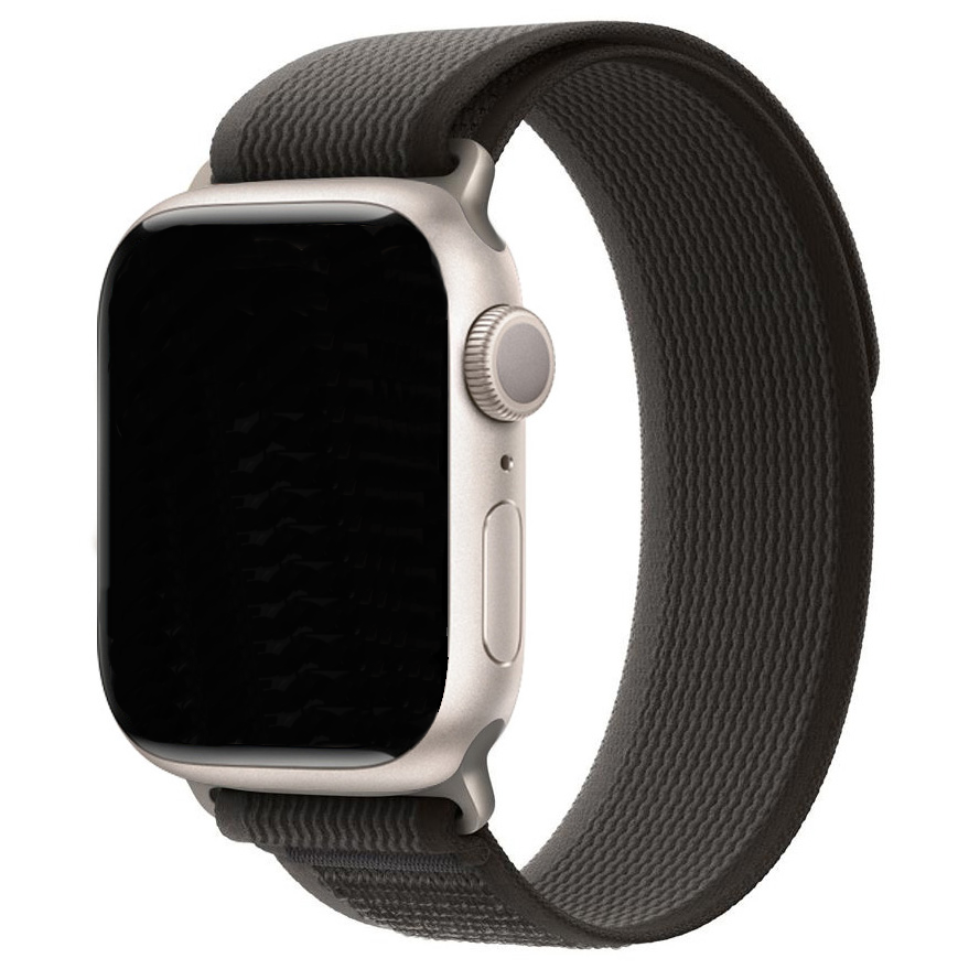 Apple Watch Nylon Trail Strap - Black Grey