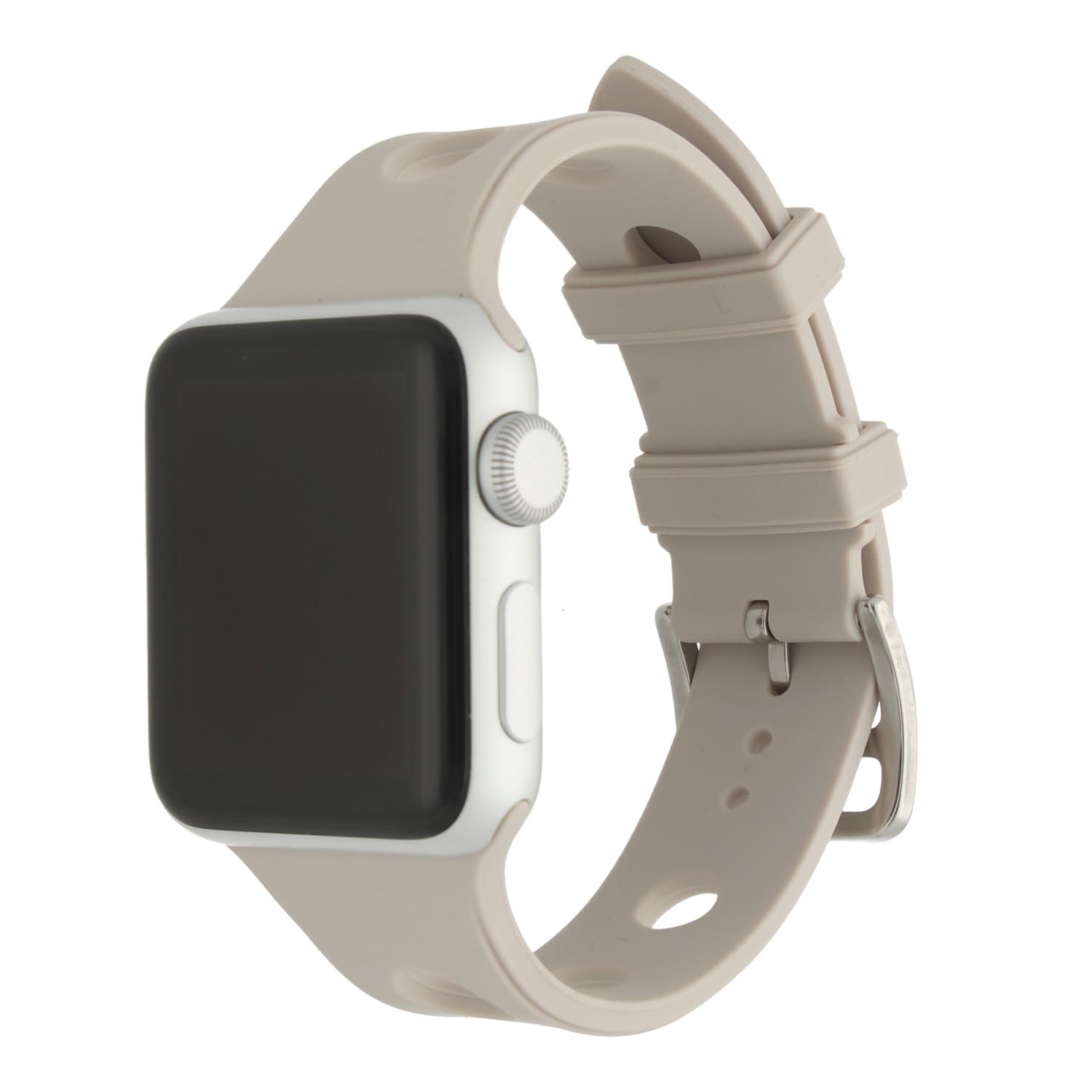 Apple Watch strap Evelor - silicone - starlight