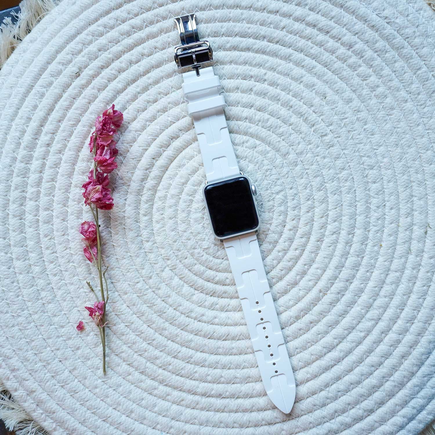 Apple Watch Sport HermèS Kilim Single Tour - White