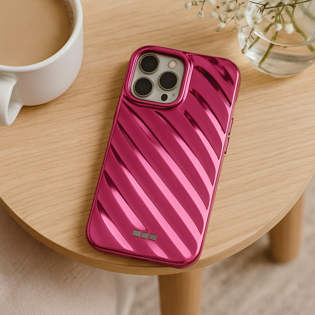 iPhone 15 Pro Max case Lustra - bright pink iPhone 15 Pro Max case Lustra - bright pink