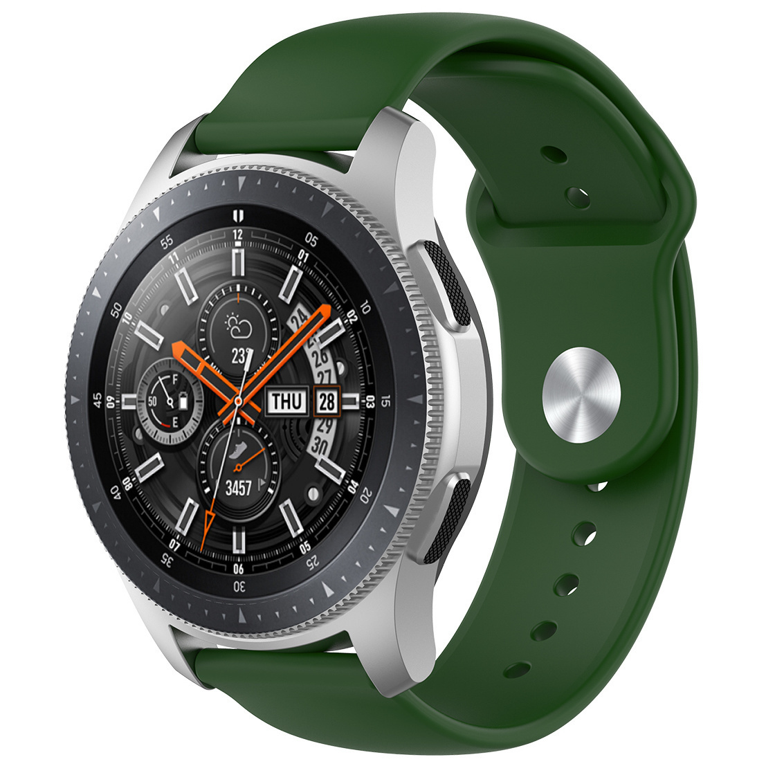 Polar Ignite Silicone Sport Strap - Army Green