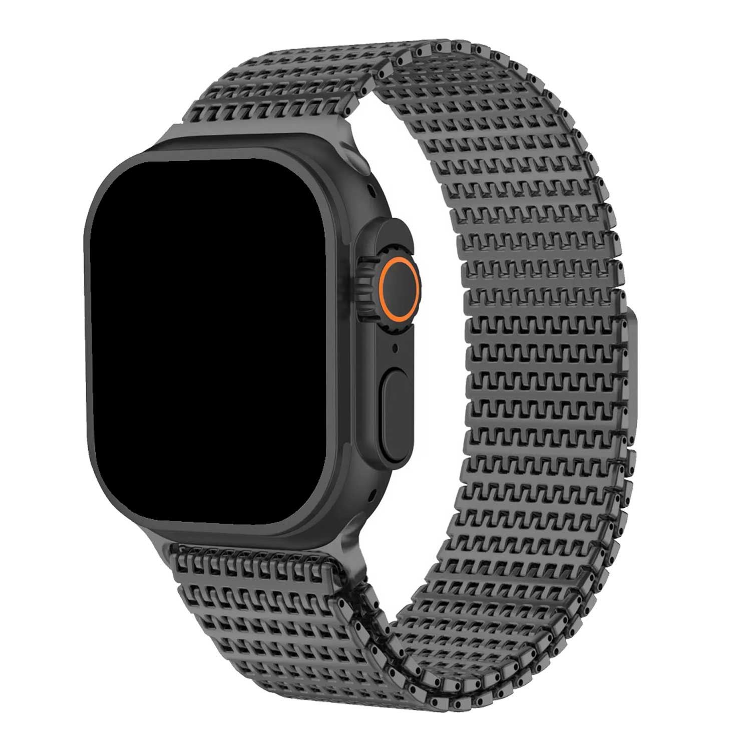 Apple Watch strap Brava – steel – black