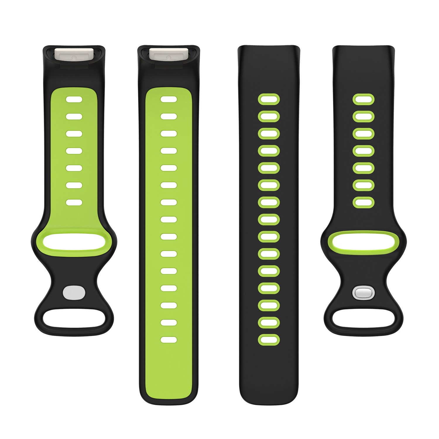 Fitbit Charge 5 Double Sport Strap - Black Yellow