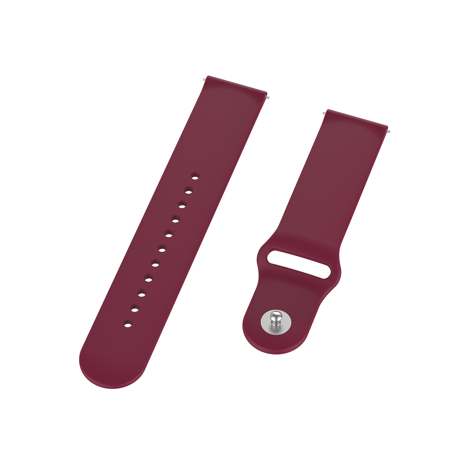 Polar Ignite Silicone Sport Strap - Wine Red