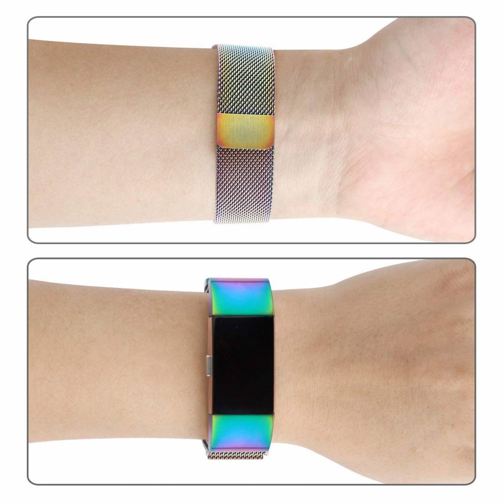 Fitbit Charge 2 Milanese Strap - Colourful