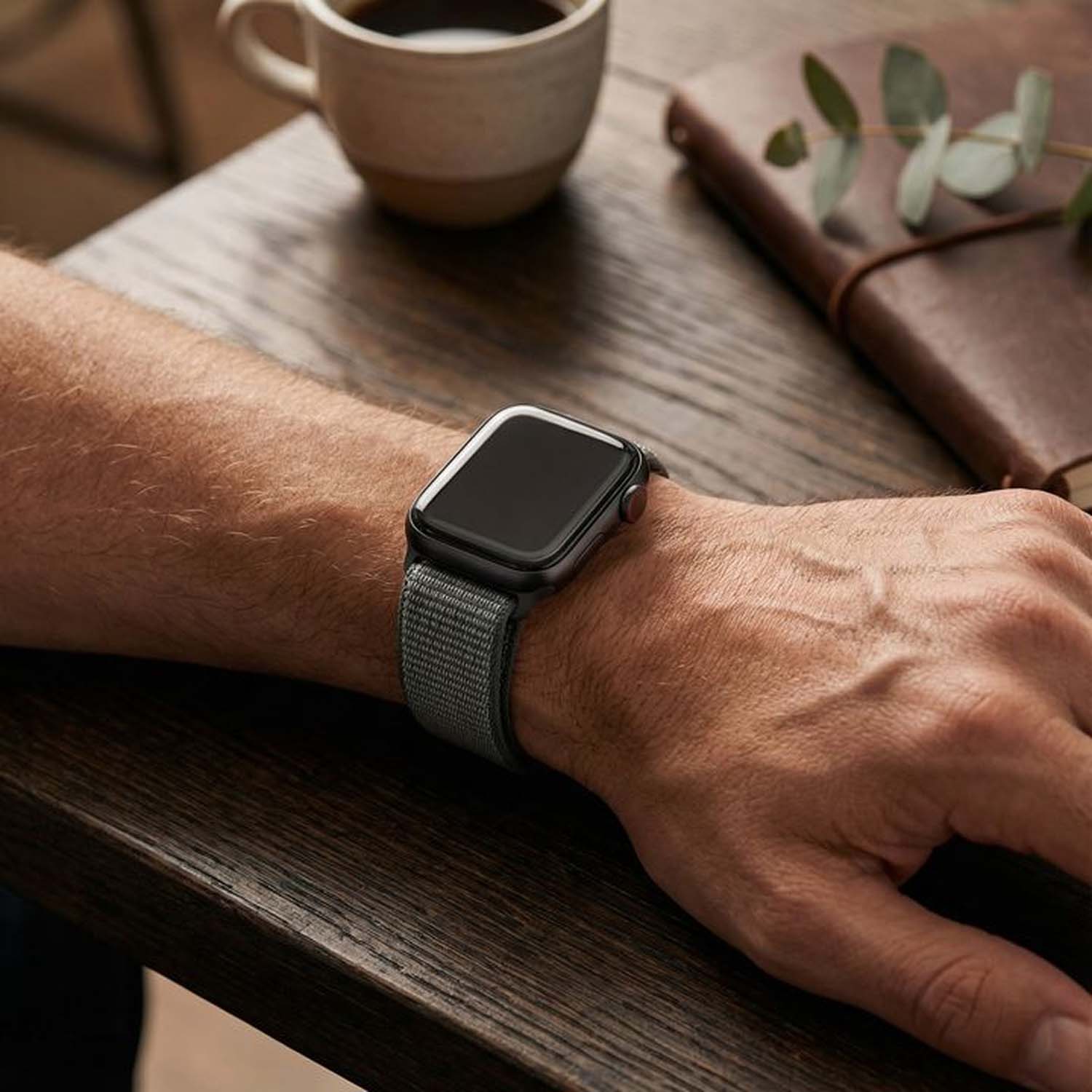 Apple Watch Nylon Sport Loop Strap - Storm Grey