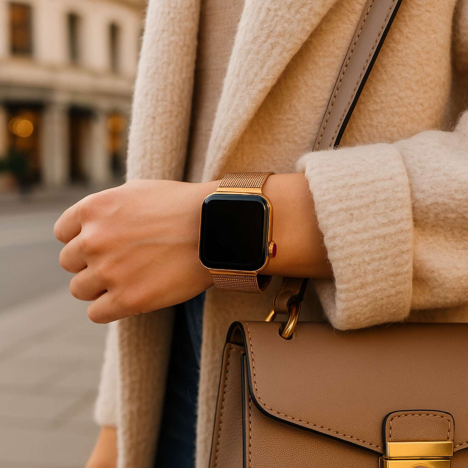 Apple Watch Milanese Strap - Rose Gold
