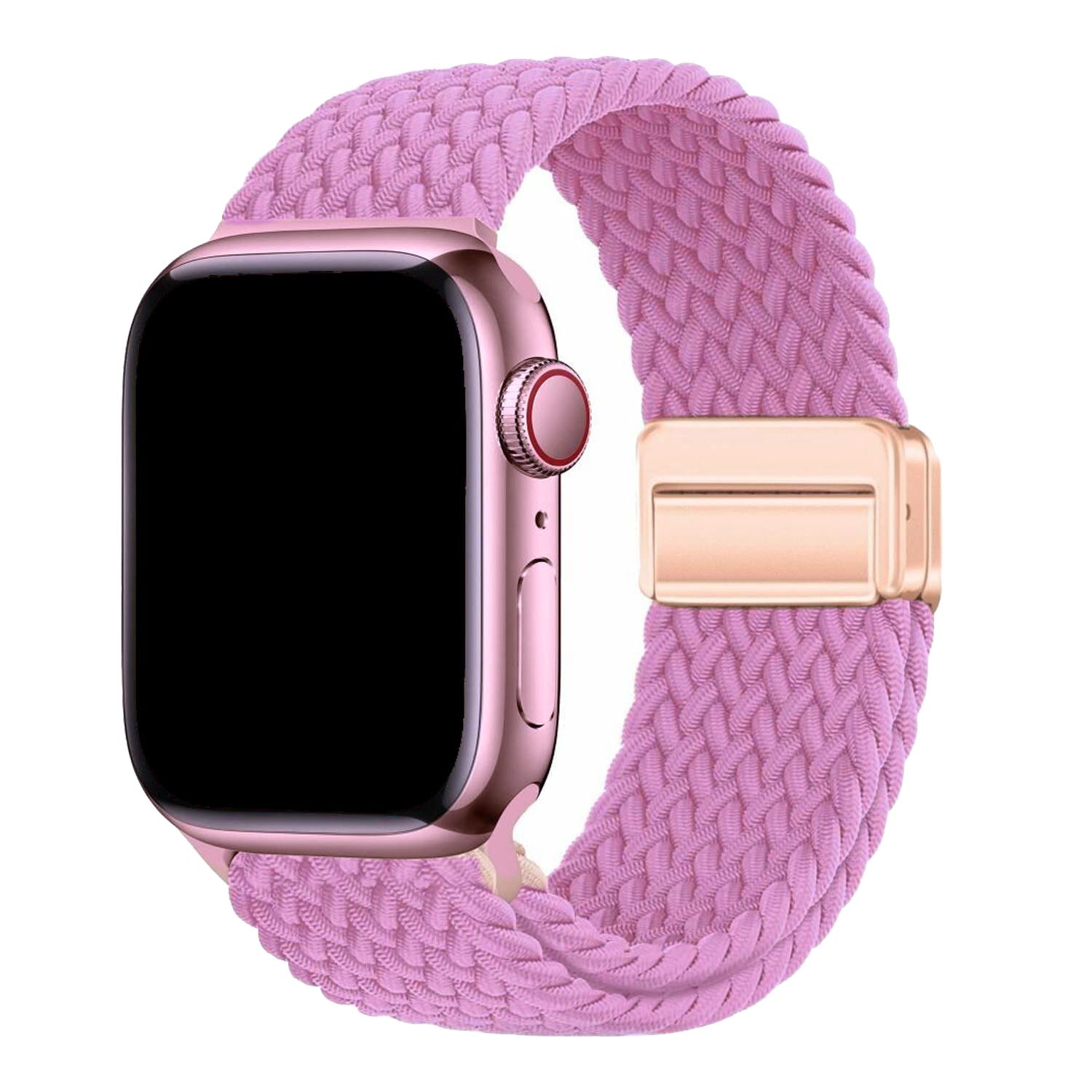 Apple Watch strap Zyra - nylon - bright pink