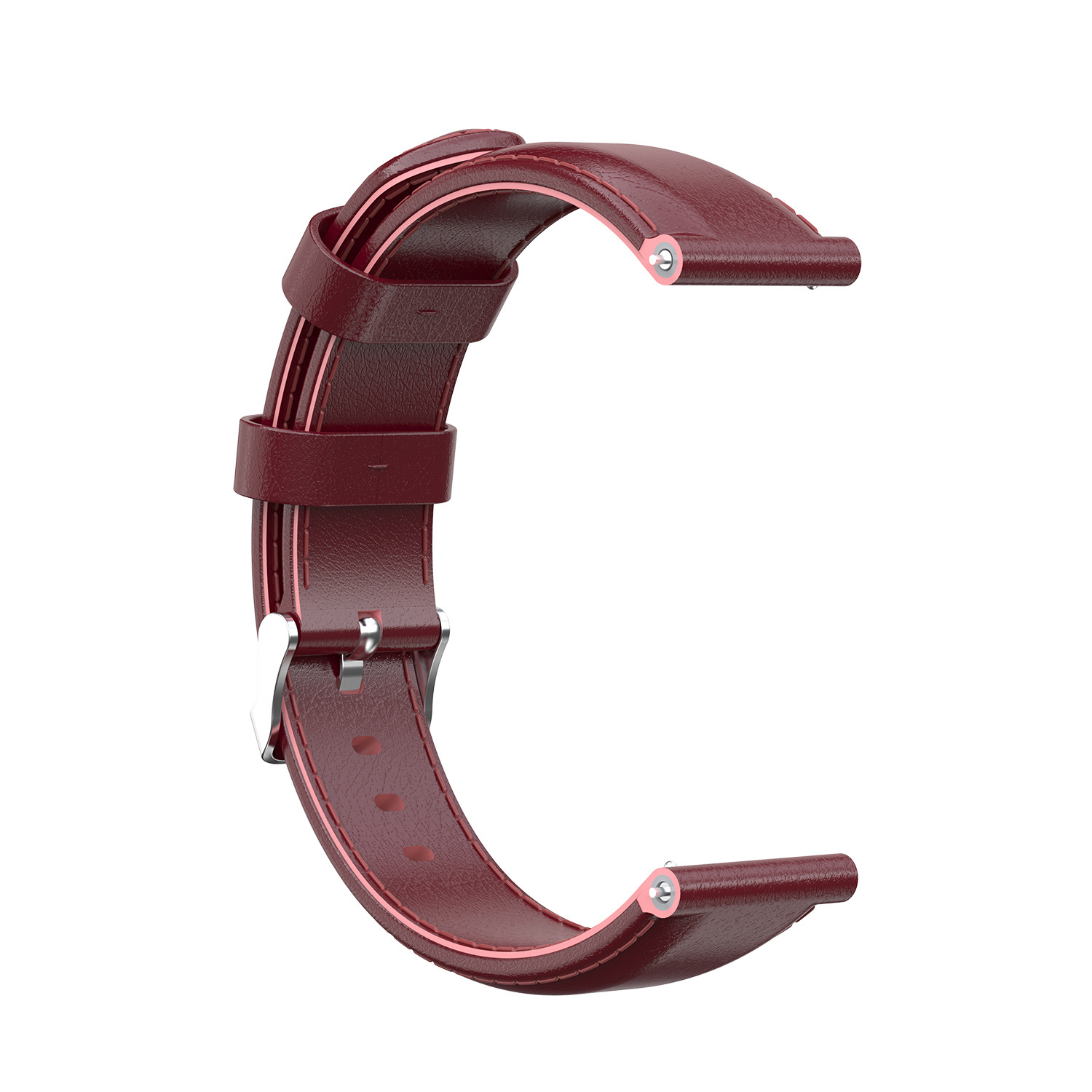Polar Vantage M / Grit X Leather Strap - Wine Red