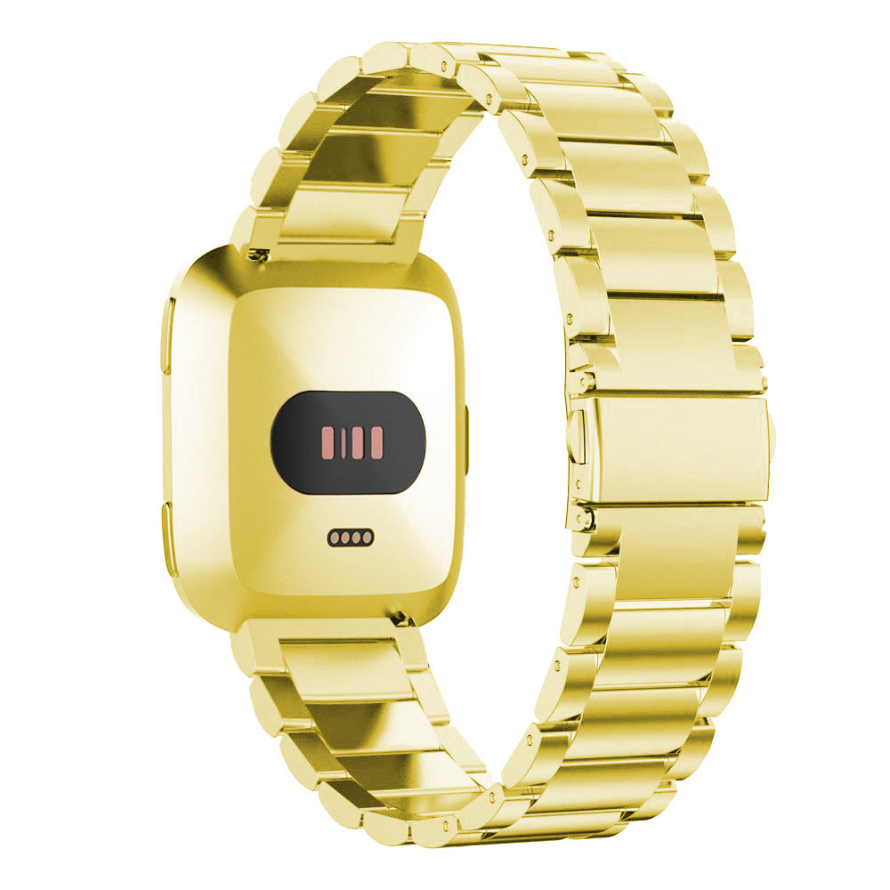 Fitbit Versa Beads Steel Link Strap - Gold