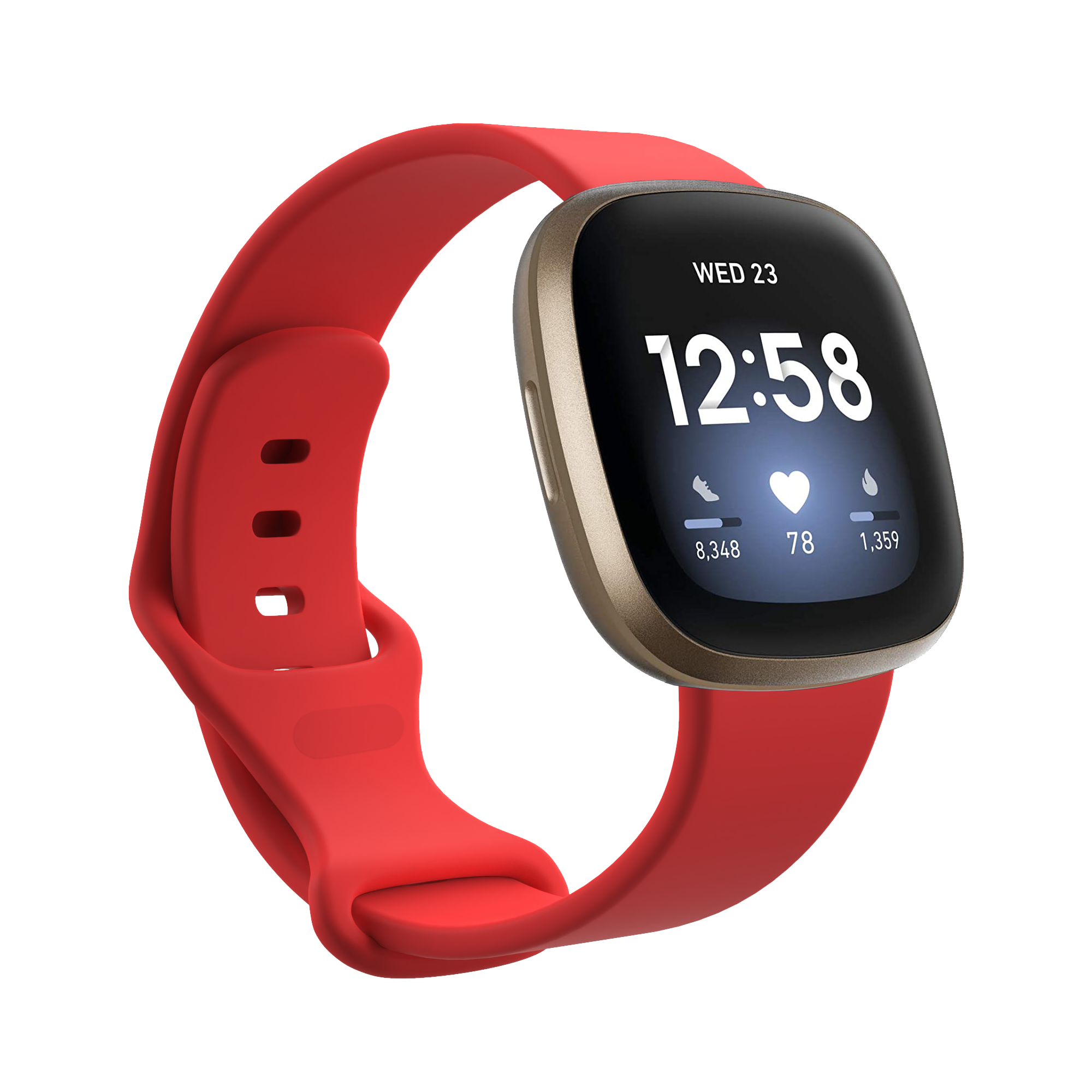 Fitbit Versa 3 / Sense Sport Strap - Red