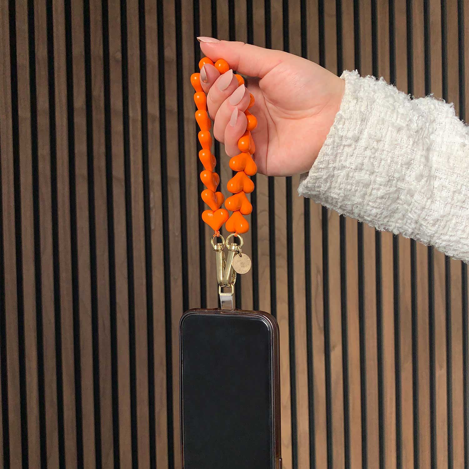 Cell phone chains Heart