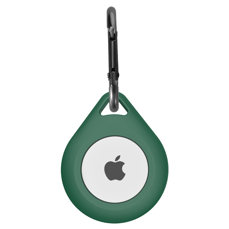 Airtag Silicone Drop Key Ring - Green