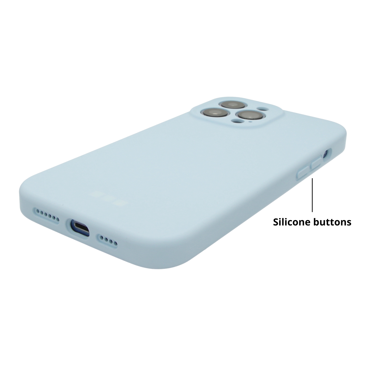 iPhone 16 Pro case Coloree - silicone - blue