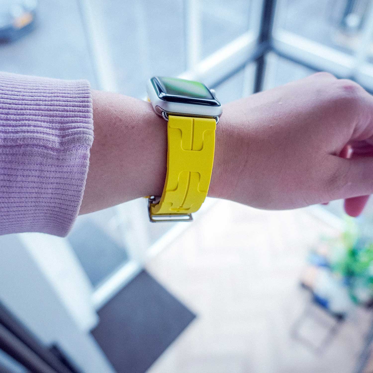 Apple Watch Sport HermèS Kilim Single Tour - Yellow