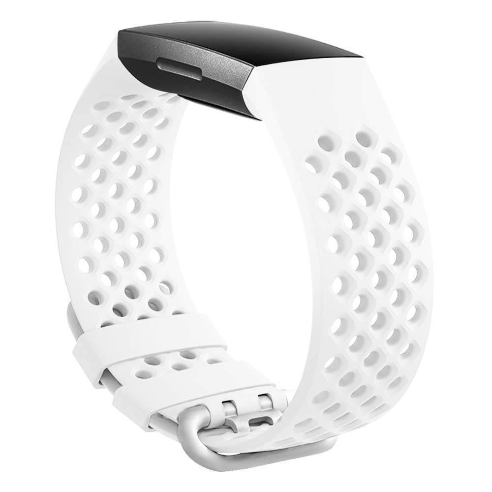 Fitbit Charge 3 &Amp; 4 Sport Point Strap - White