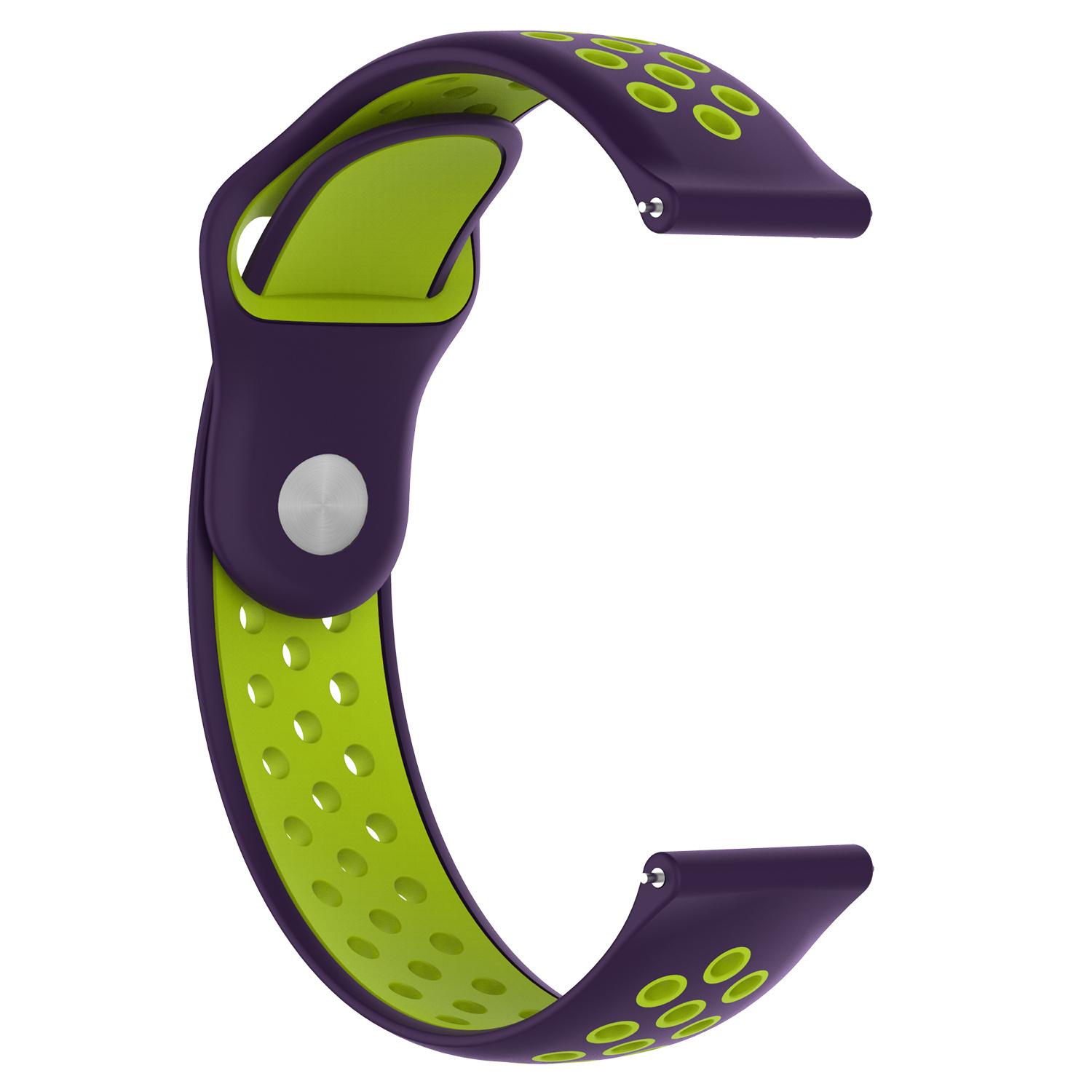 Samsung Galaxy Watch Double Sport Strap - Purple Green