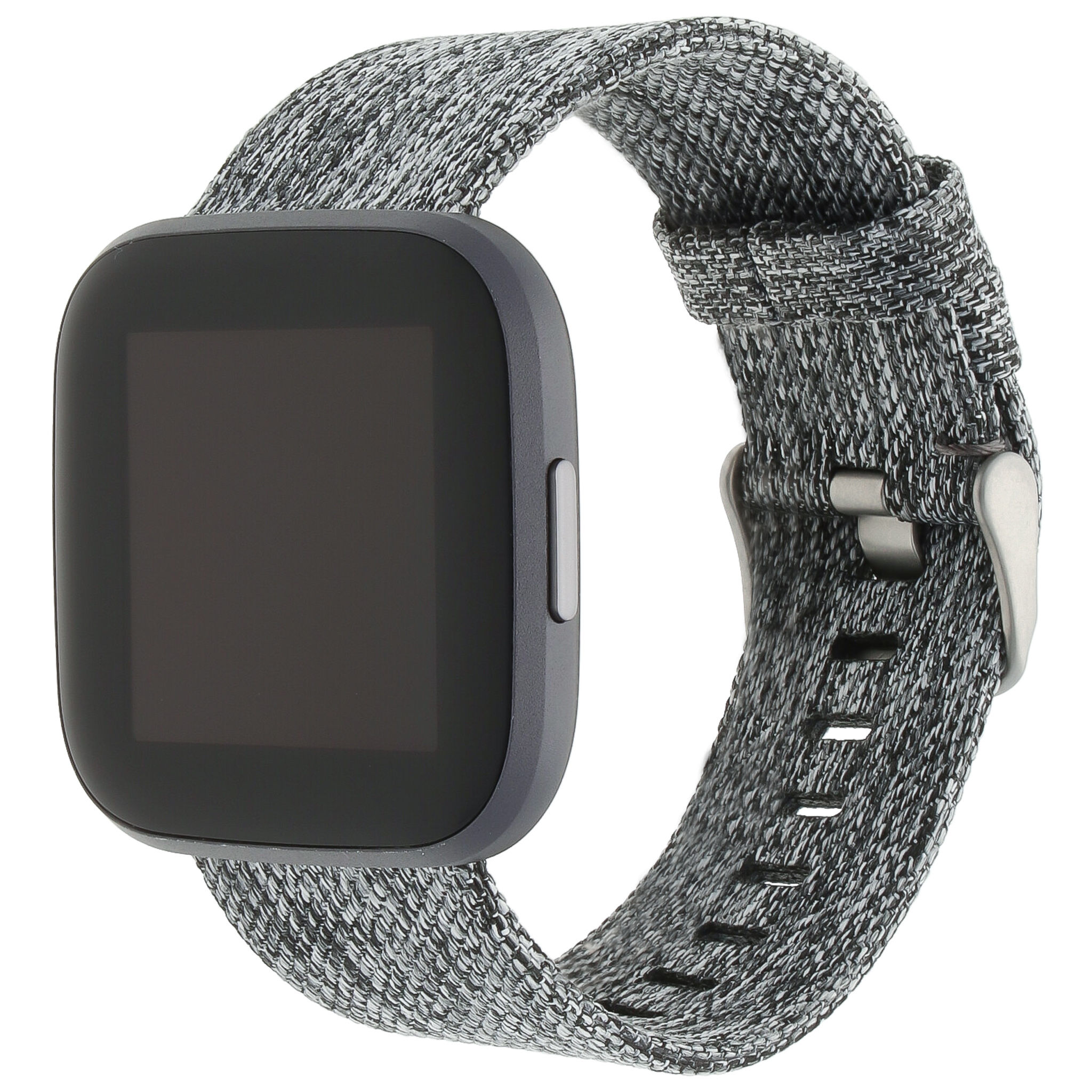 Fitbit Versa Nylon Buckle Strap - Dark Grey