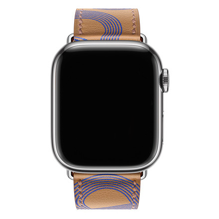 Apple Watch Leather Sing Tour - Brown Blue