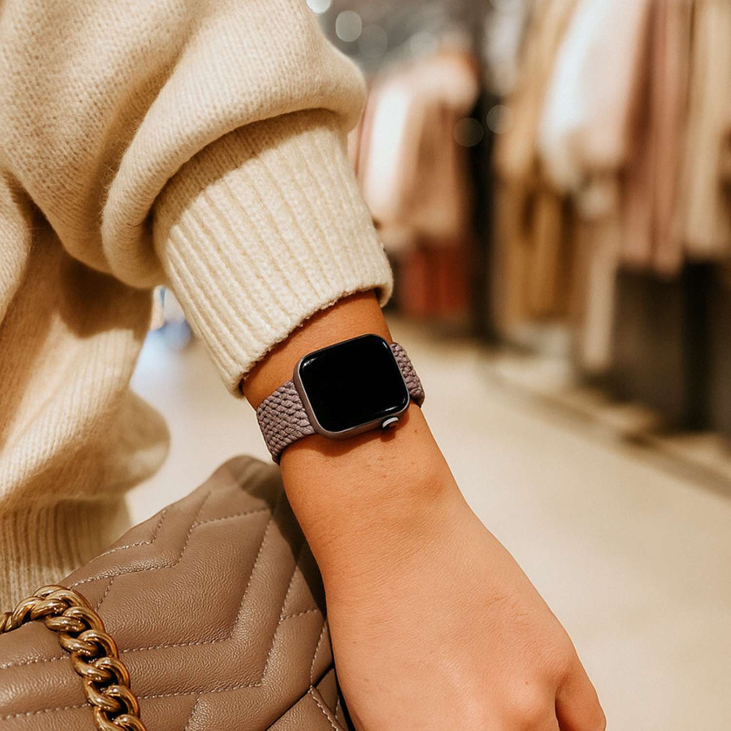  Apple Watch Nylon Braided Buckle Weavy Strap