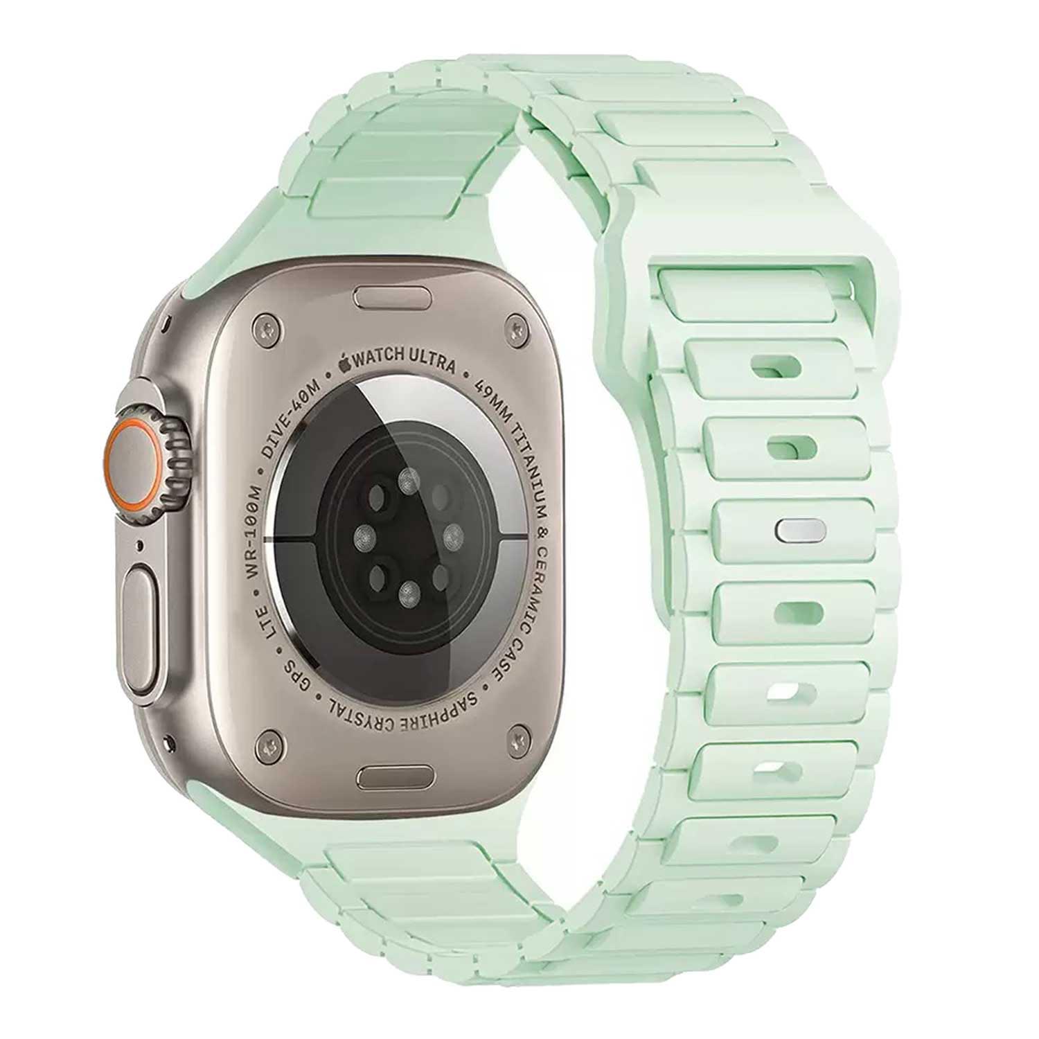 Apple Watch strap Raveo - silicone - mint green
