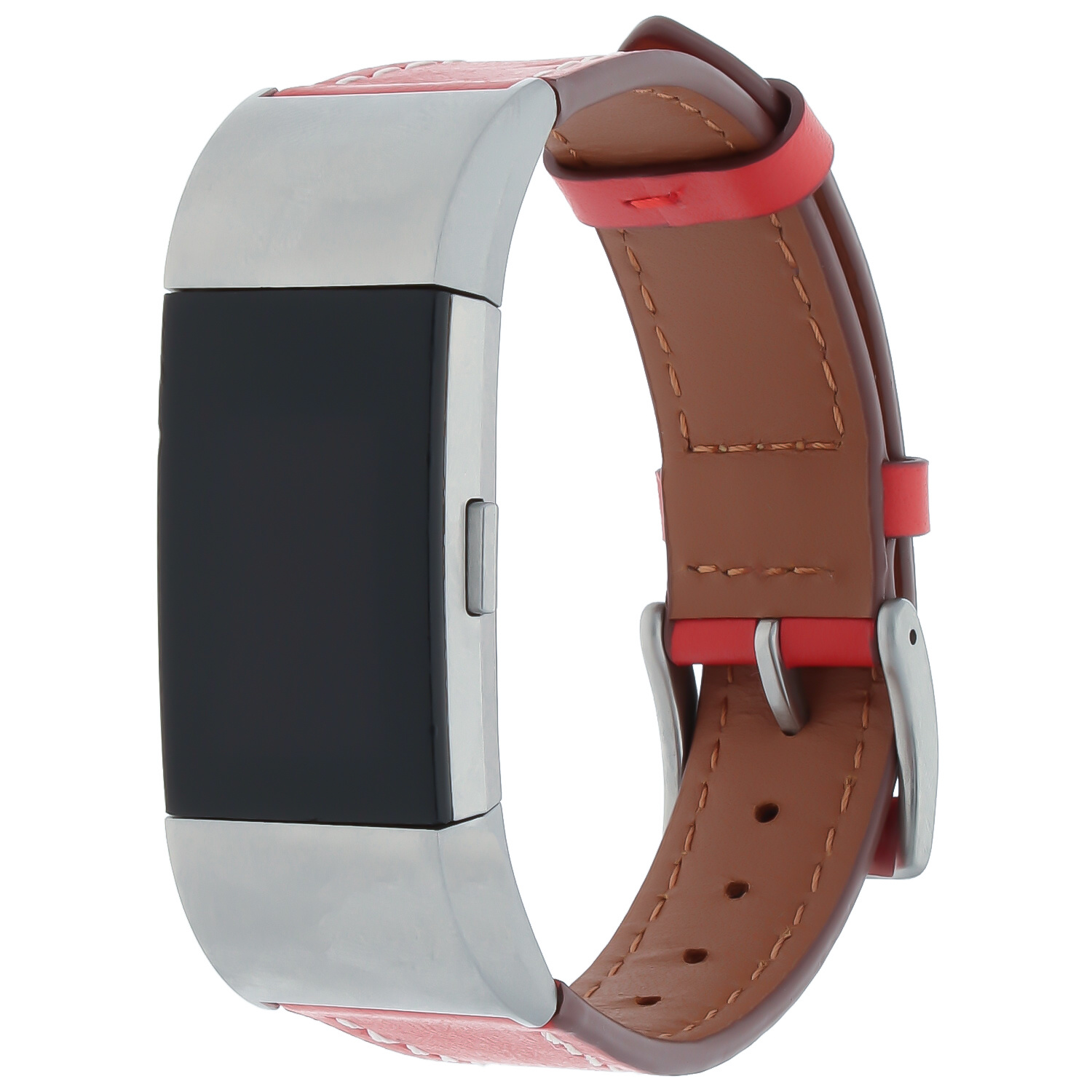 Fitbit Charge 2 Premium Leather Strap - Red