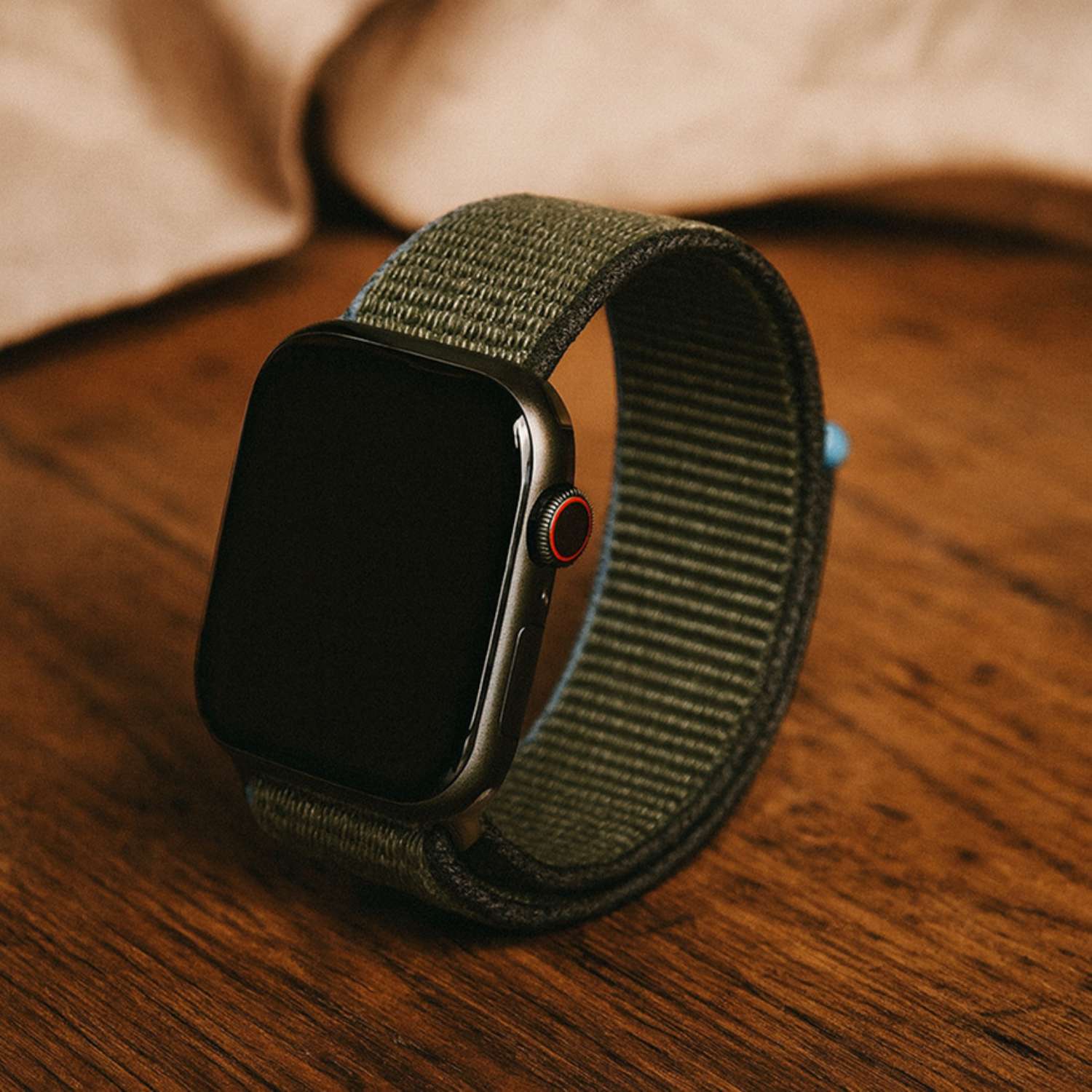 Apple Watch Nylon Sport Loop Strap - Inverness Green