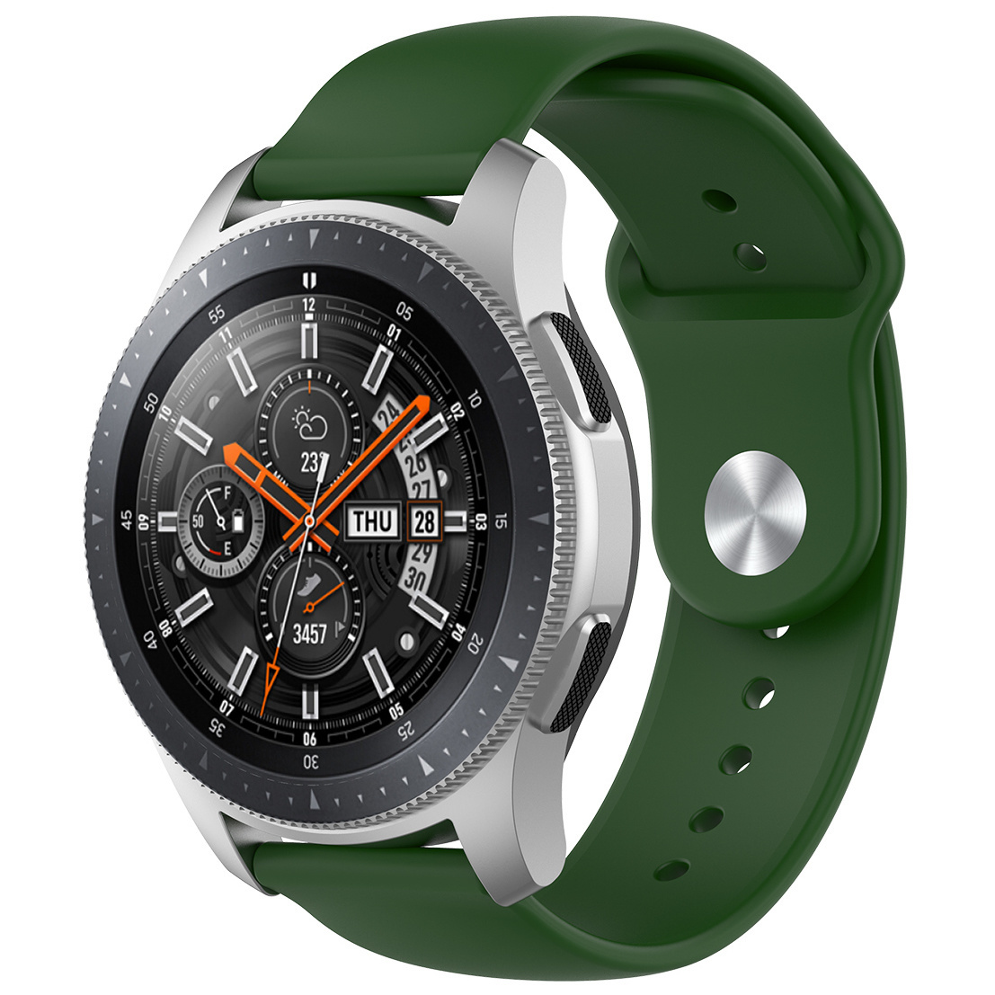 Samsung Galaxy Watch Silicone Sport Strap - Army Green