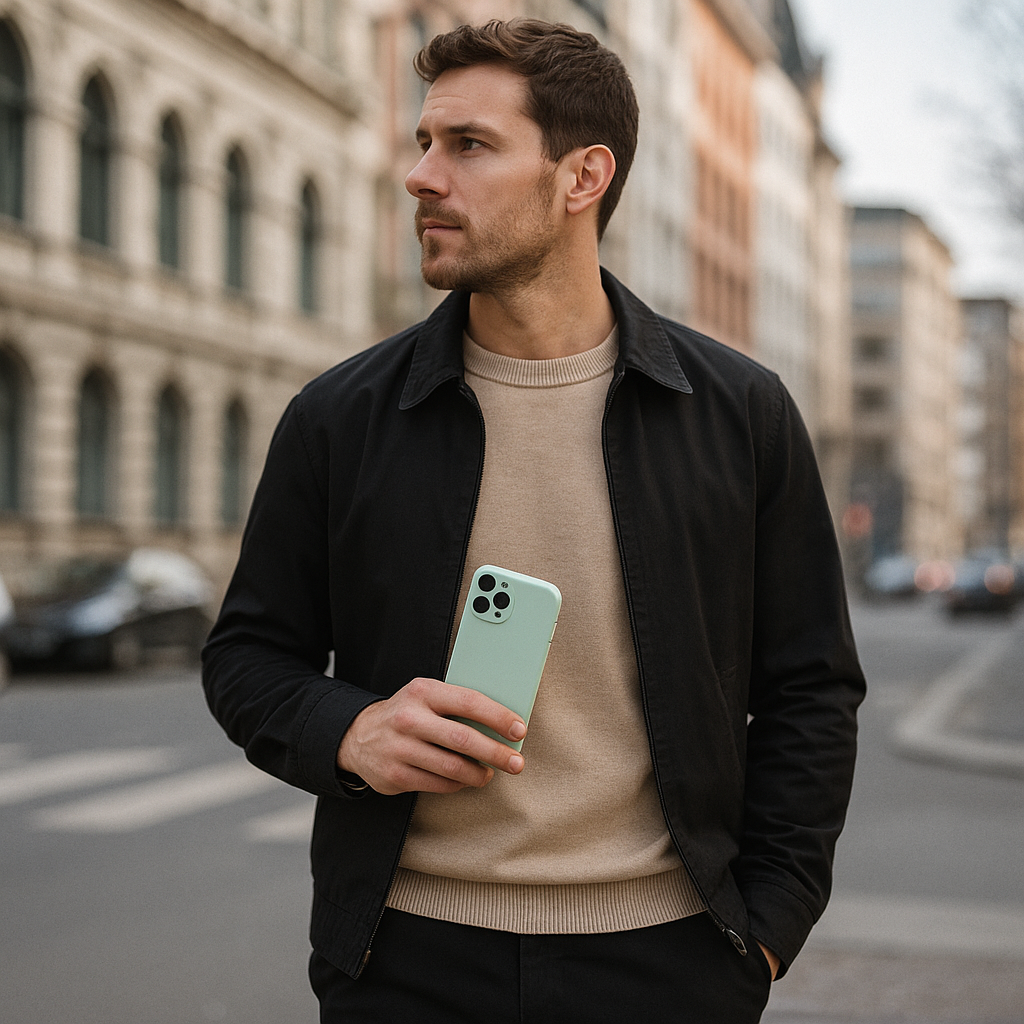 iPhone 16 case Coloree - silicone - green