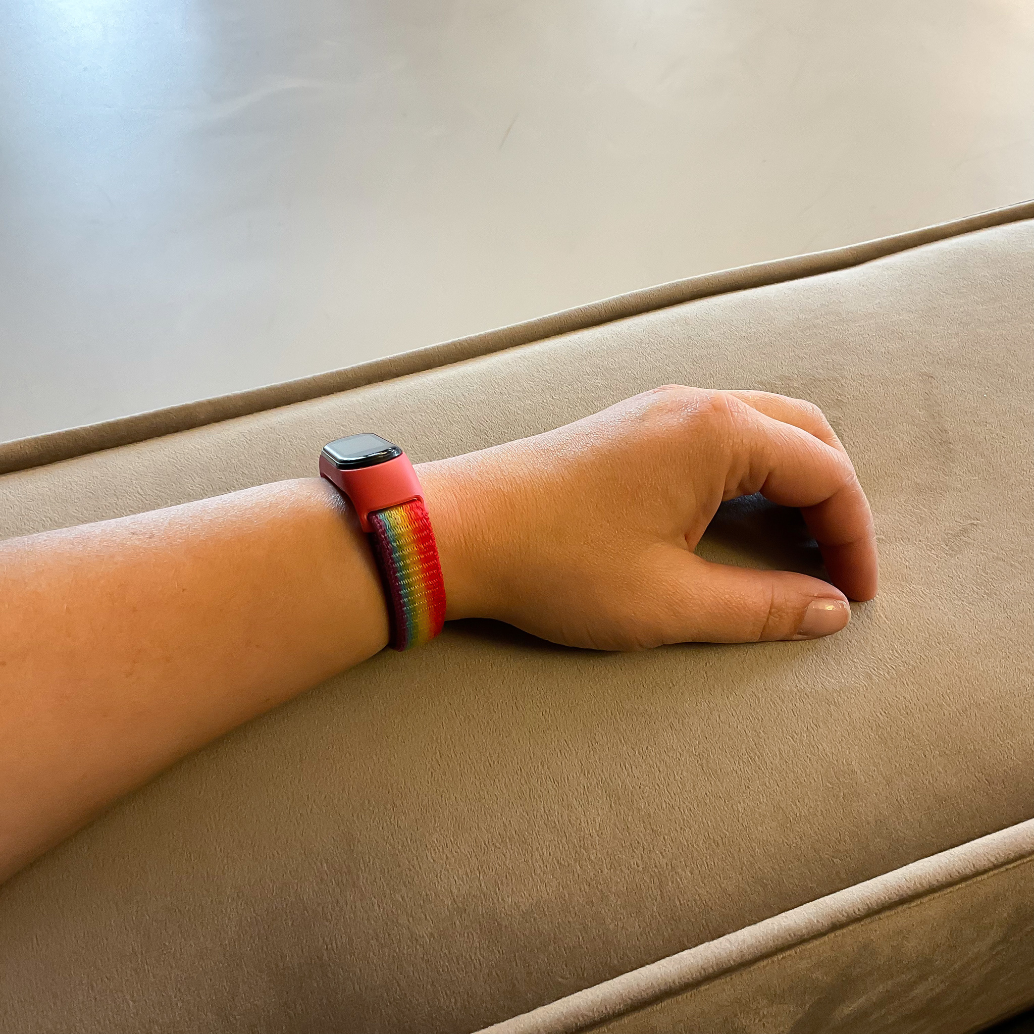 Xiaomi Mi 3/4/5/6 Nylon Sport Strap - Rainbow